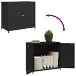 Putekasse Svart 83X45X76 Cm Polyrotting