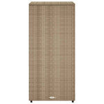 Putekasse Beige 50X55X115 Cm Polyrotting