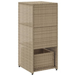 Putekasse Beige 50X55X115 Cm Polyrotting