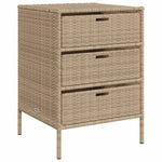 Putekasse Beige 55X59X80 Cm Polyrotting