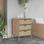 Putekasse Beige 55X59X80 Cm Polyrotting