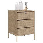 Putekasse Beige 55X59X80 Cm Polyrotting