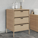 Putekasse Beige 55X59X80 Cm Polyrotting