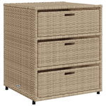 Putekasse Beige 55X59X69 Cm Polyrotting
