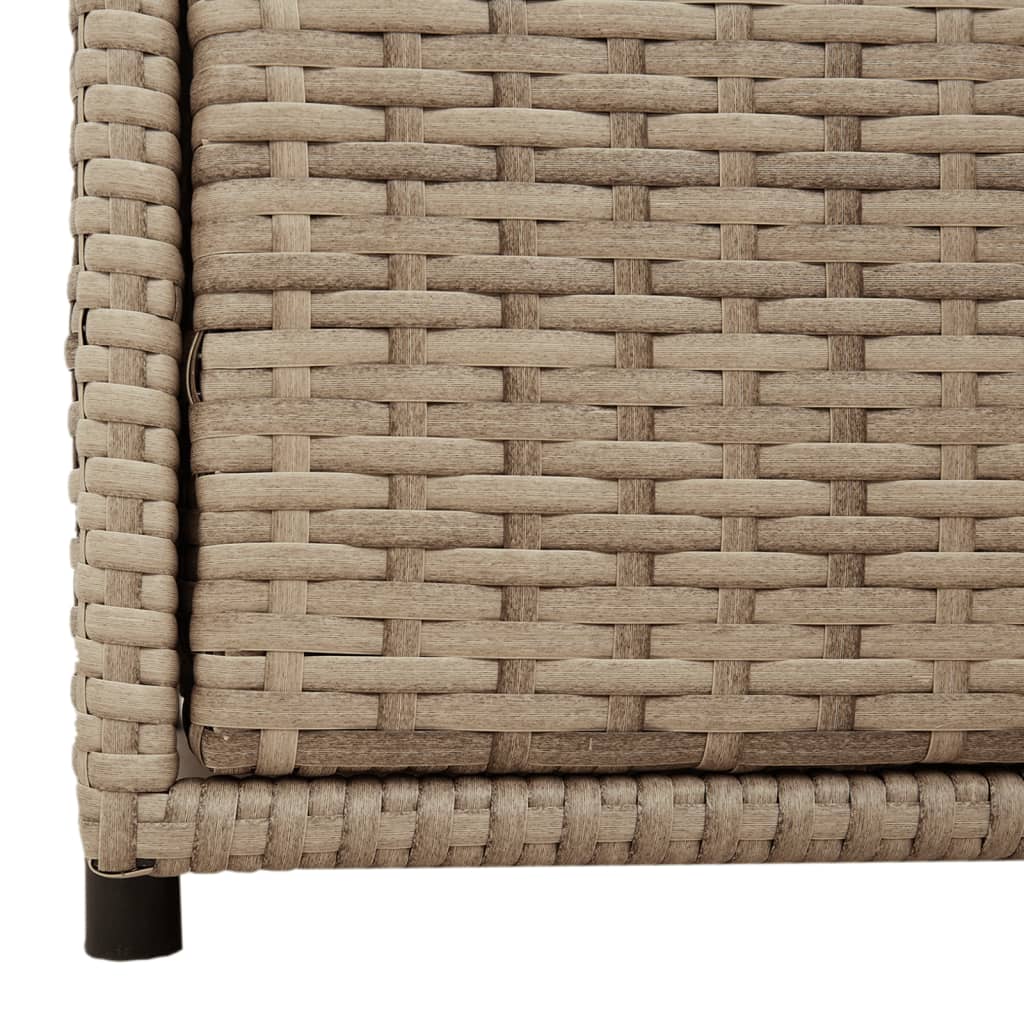 Putekasse Beige 55X59X69 Cm Polyrotting