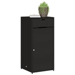 Putekasse Svart 55X55X111 Cm Polyrotting