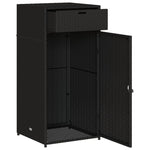 Putekasse Svart 55X55X111 Cm Polyrotting