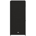 Putekasse Svart 55X55X111 Cm Polyrotting