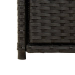 Putekasse Svart 55X55X111 Cm Polyrotting