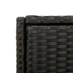 Putekasse Svart 55X55X111 Cm Polyrotting