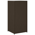 Putekasse Brun 55X55X111 Cm Polyrotting