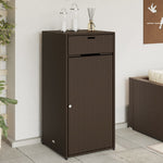 Putekasse Brun 55X55X111 Cm Polyrotting