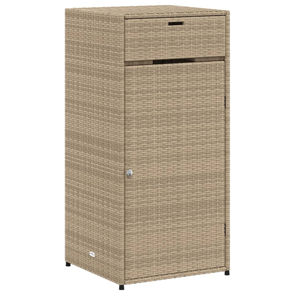 Putekasse Beige 55X55X111 Cm Polyrotting