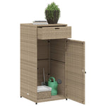 Putekasse Beige 55X55X111 Cm Polyrotting
