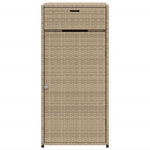 Putekasse Beige 55X55X111 Cm Polyrotting