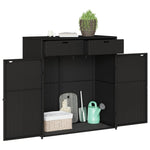 Putekasse Svart 105X55X113 Cm Polyrotting