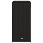 Putekasse Svart 105X55X113 Cm Polyrotting