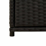 Putekasse Svart 105X55X113 Cm Polyrotting