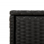 Putekasse Svart 105X55X113 Cm Polyrotting