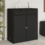 Putekasse Svart 105X55X113 Cm Polyrotting