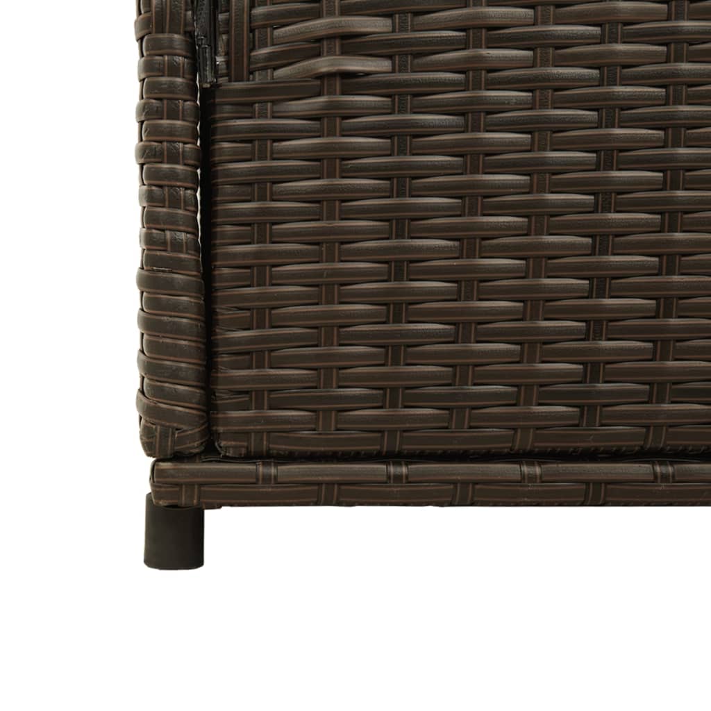 Putekasse Brun 105X55X113 Cm Polyrotting