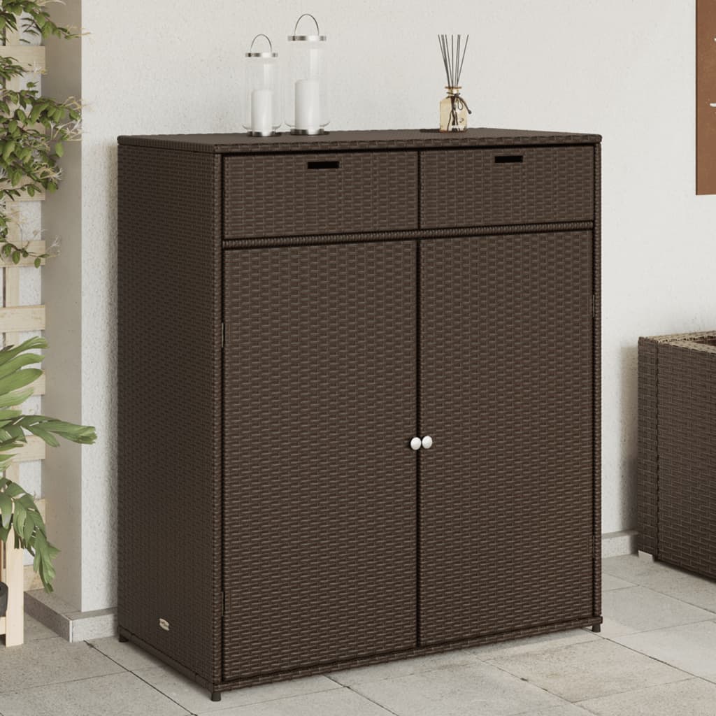 Putekasse Brun 105X55X113 Cm Polyrotting