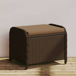Hagekrakk Med Pute Brun 58X46X46 Cm Polyrotting