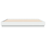 Sengeramme Med Led-Lys Hvit 200X200 Cm