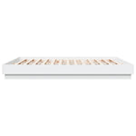Sengeramme Med Led-Lys Hvit 200X200 Cm