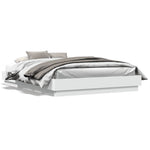 Sengeramme Med Led-Lys Hvit 150X200 Cm
