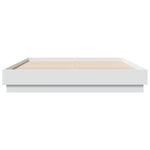 Sengeramme Med Led-Lys Hvit 150X200 Cm