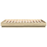 Sengeramme Med Led-Lys Sonoma Eik 150X200 Cm