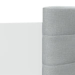 Sengeramme Med Hodegavl Og Led-Lys Hvit 140X200 Cm