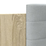Sengeramme Med Hodegavl Og Led-Lys Sonoma Eik 140X190 Cm