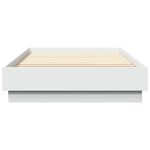 Sengeramme Med Led-Lys Hvit 100X200 Cm