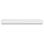 Sengeramme Med Led-Lys Hvit 100X200 Cm
