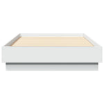 Sengeramme Med Led-Lys Hvit 90X190 Cm