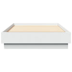 Sengeramme Med Led-Lys Hvit 75X190 Cm
