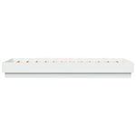 Sengeramme Med Led-Lys Hvit 75X190 Cm