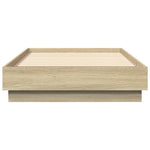 Sengeramme Med Led-Lys Sonoma Eik 75X190 Cm