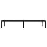 Sengeramme I Metall Svart 75X190 Cm