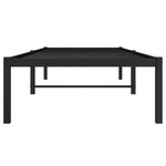 Sengeramme I Metall Svart 80X200 Cm
