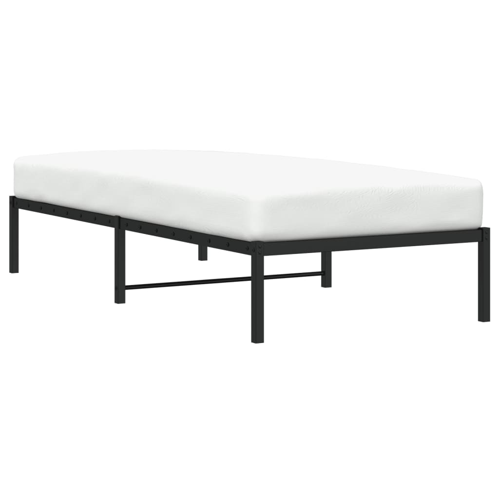 Sengeramme Svart Metall 90X200 Cm