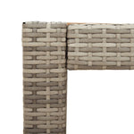 Hagebord Med Treplate Grå 100X40X75 Cm Polyrotting