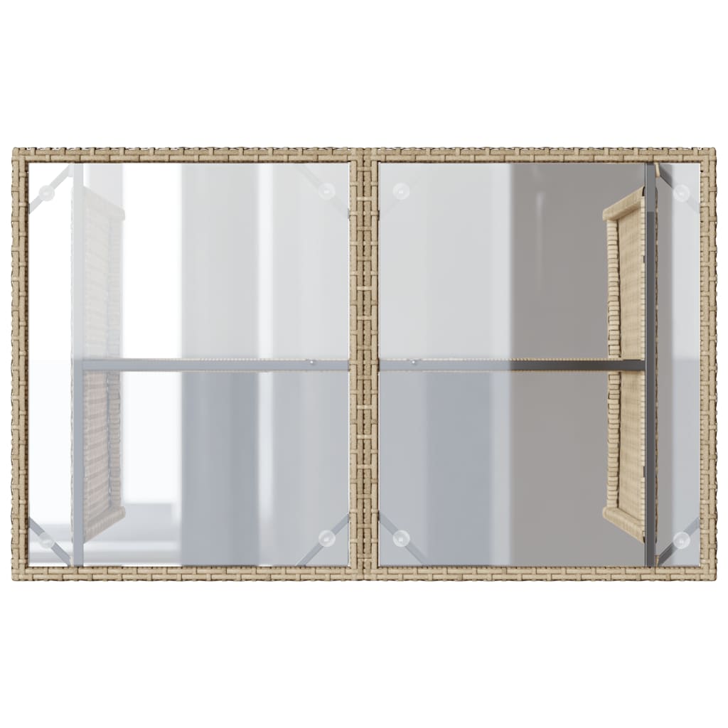 Hagespisegruppe Med Puter 2 Deler Beige Polyrotting