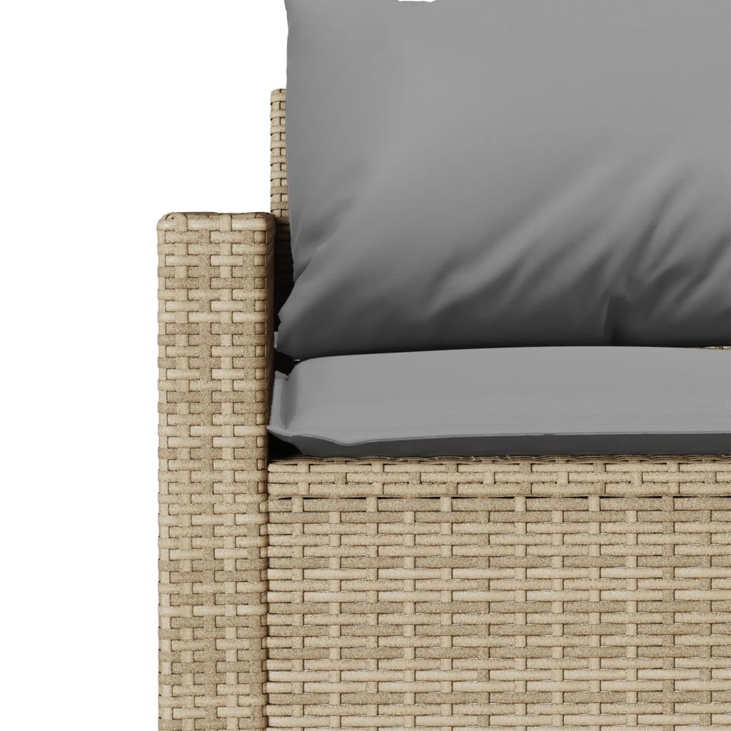Hagespisegruppe Med Puter 2 Deler Beige Polyrotting