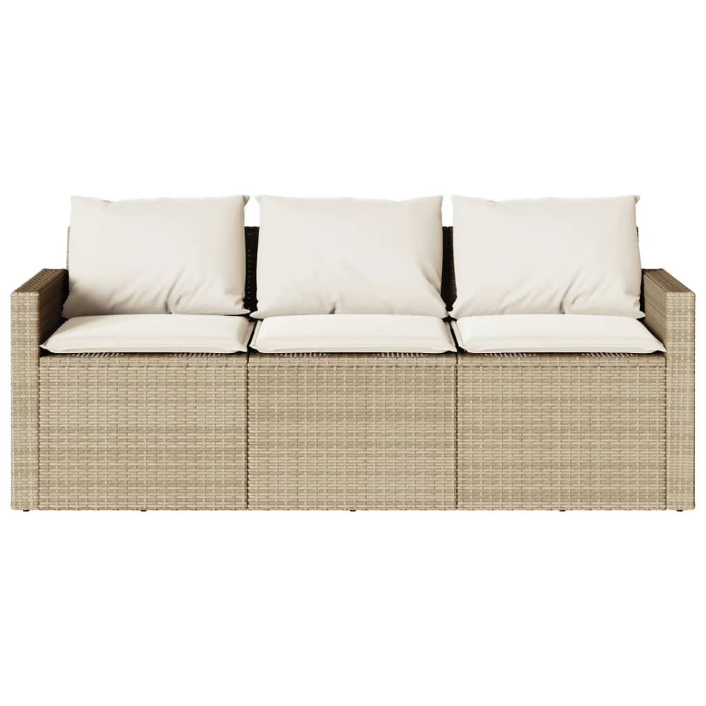 Hagespisegruppe Med Puter 2 Deler Beige Polyrotting
