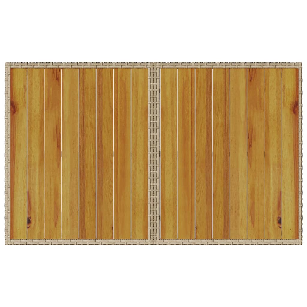 Hagespisegruppe Med Puter 2 Deler Beige Polyrotting