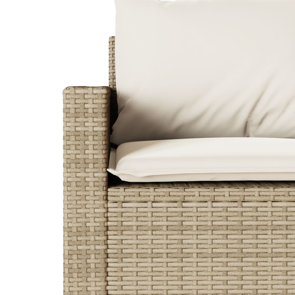 Hagespisegruppe Med Puter 2 Deler Beige Polyrotting