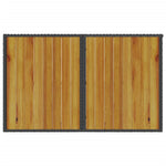 Hagebord Med Treplate Svart 110X68X70 Cm Polyrotting